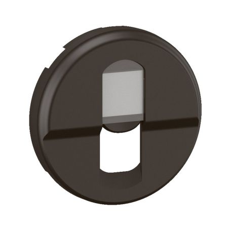 CN0346 Enjoliveur pour mécanisme RJ45, Simple Legrand Céliane, coloris noir