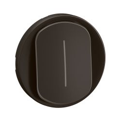 CN1005 Enjoliveur pour mécanisme permutateur lumineux Legrand Céliane, coloris noir