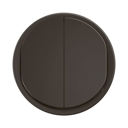CN2001 Enjoliveur double pour mécanisme interrupteur/va-et-vient ou poussoir Legrand Céliane, coloris noir