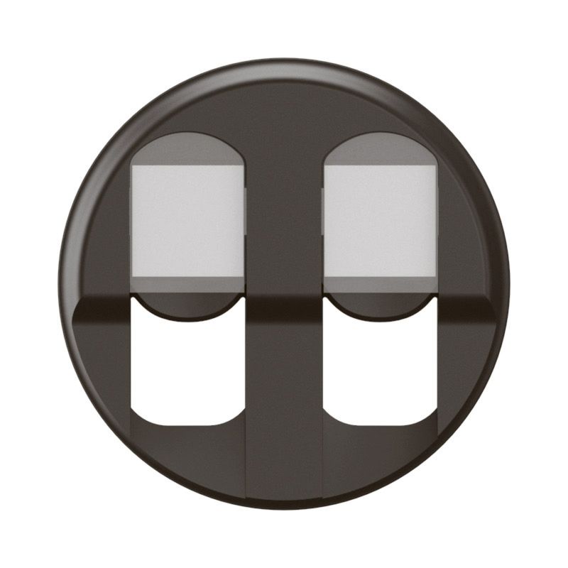 CN2346 Enjoliveur pour mécanisme RJ45, Double Legrand Céliane, coloris noir