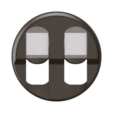 CN2346 Enjoliveur pour mécanisme RJ45, Double Legrand Céliane, coloris noir
