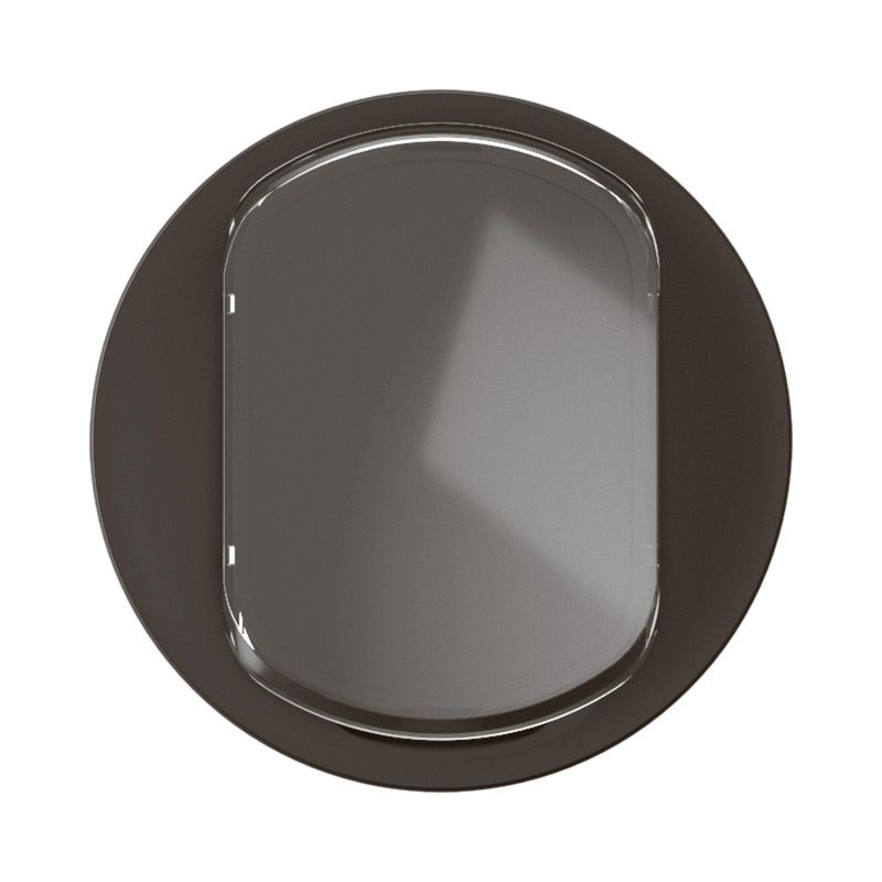 CN5001 Enjoliveur porte étiquette pour mécanisme interrupteur/va-et-vient ou poussoir Legrand Céliane, coloris noir