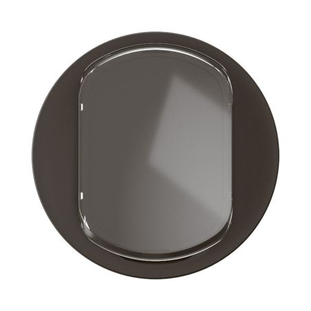 CN5001 Enjoliveur porte étiquette pour mécanisme interrupteur/va-et-vient ou poussoir Legrand Céliane, coloris noir
