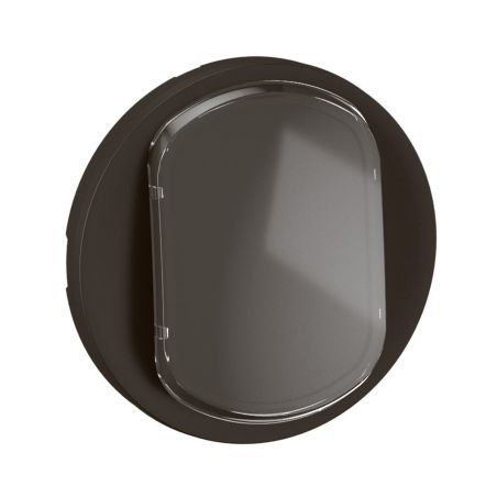 CN5001 Enjoliveur porte étiquette pour mécanisme interrupteur/va-et-vient ou poussoir Legrand Céliane, coloris noir