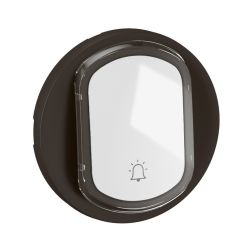 CN5001 Enjoliveur porte étiquette pour mécanisme interrupteur/va-et-vient ou poussoir Legrand Céliane, coloris noir