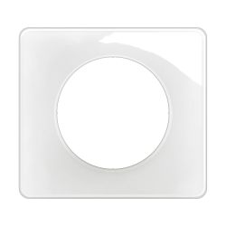 CP0001 Plaque de finition simple Legrand Céliane, coloris blanc émaillé