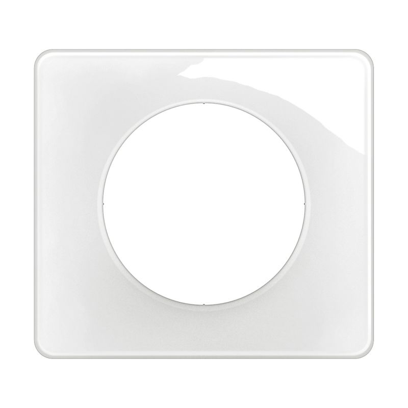 CP0001 Plaque de finition simple Legrand Céliane, coloris blanc émaillé