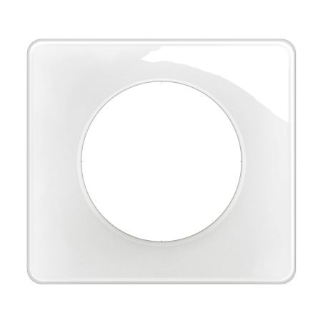 CP0001 Plaque de finition simple Legrand Céliane, coloris blanc émaillé