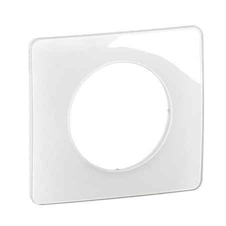 CP0001 Plaque de finition simple Legrand Céliane, coloris blanc émaillé