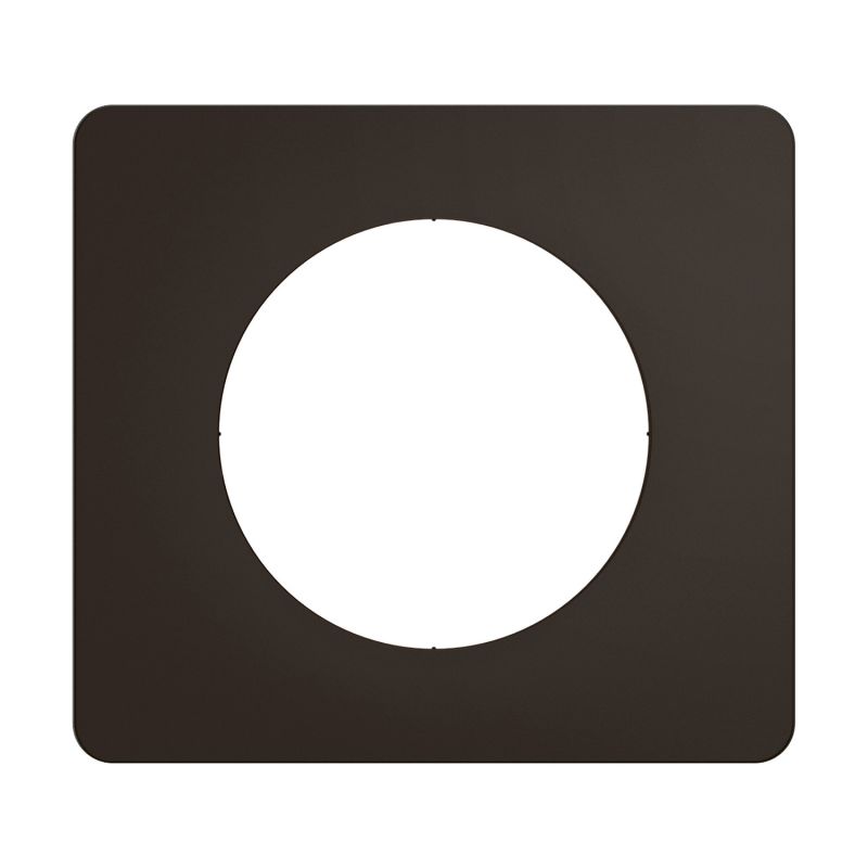 CP0101 Plaque de finition simple Legrand Céliane, coloris noir mat