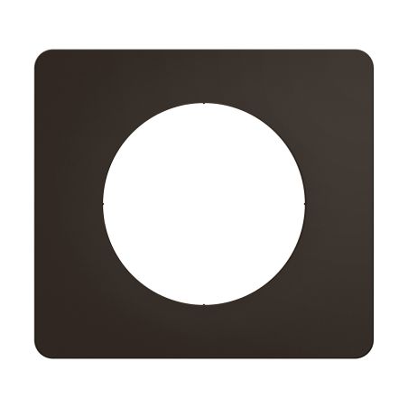 CP0101 Plaque de finition simple Legrand Céliane, coloris noir mat