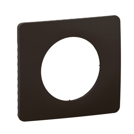 CP0101 Plaque de finition simple Legrand Céliane, coloris noir mat