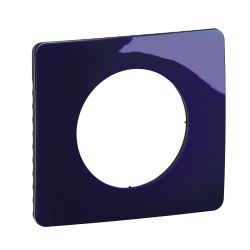 CP0301 Plaque de finition simple Legrand Céliane, coloris bleu four
