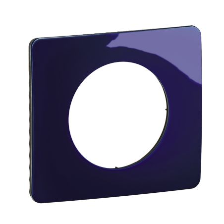 CP0301 Plaque de finition simple Legrand Céliane, coloris bleu four