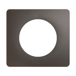 CP1001 Plaque de finition simple Legrand Céliane, coloris gris cendre