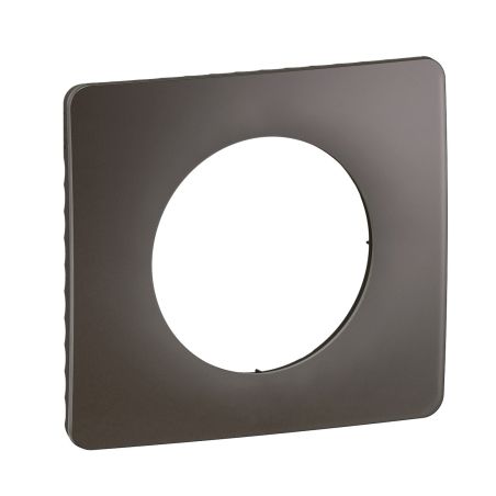 CP1001 Plaque de finition simple Legrand Céliane, coloris gris cendre