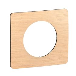 CP1401 Plaque de finition simple Legrand Céliane, coloris hêtre