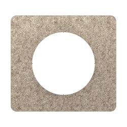 CP1501 Plaque de finition simple Legrand Céliane, coloris feutre