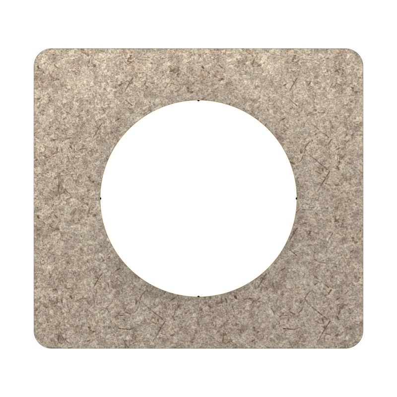 CP1501 Plaque de finition simple Legrand Céliane, coloris feutre