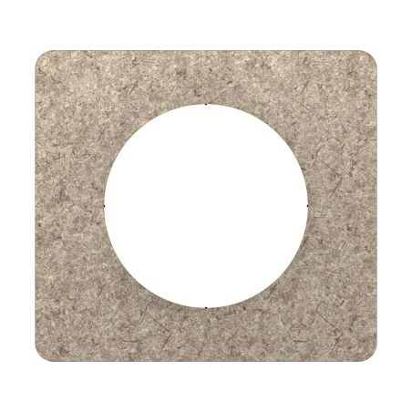 CP1501 Plaque de finition simple Legrand Céliane, coloris feutre