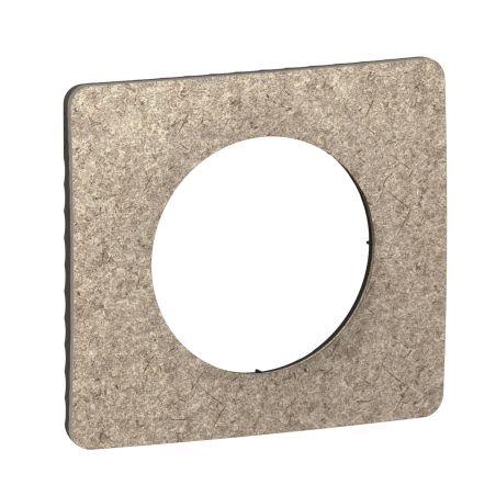 CP1501 Plaque de finition simple Legrand Céliane, coloris feutre
