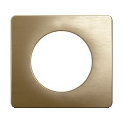 CP1601 Plaque de finition simple Legrand Céliane, coloris bronze satiné