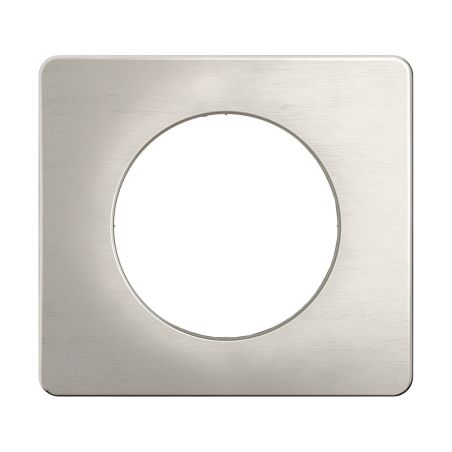 CP1701 Plaque de finition simple Legrand Céliane, coloris aluminium satiné