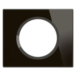 CP1901 Plaque de finition simple Legrand Céliane, coloris onyx noir