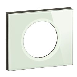 CP2001 Plaque de finition simple Legrand Céliane, coloris opale blanc