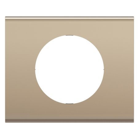 CP2101 Plaque de finition simple Legrand Céliane, coloris nickel satiné