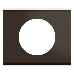 CP2201 Plaque de finition simple Legrand Céliane, coloris nickel sombre satiné