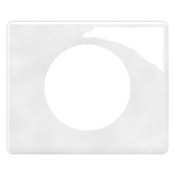 CP2301 Plaque de finition simple Legrand Céliane, coloris porcelaine limoges