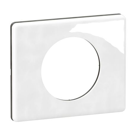 CP2301 Plaque de finition simple Legrand Céliane, coloris porcelaine limoges
