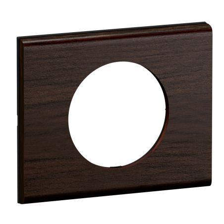 CP2501 Plaque de finition simple Legrand Céliane, coloris frêne wengué