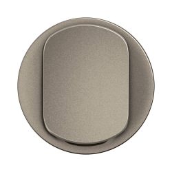 CT0001 Enjoliveur simple pour mécanisme interrupteur/va-et-vient ou poussoir Legrand Céliane, coloris titanium