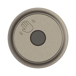 CT0003 Enjoliveur pour mécanisme commande d'éclairage sans contact Legrand Céliane, coloris titanium