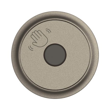 CT0003 Enjoliveur pour mécanisme commande d'éclairage sans contact Legrand Céliane, coloris titanium