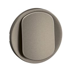 CT0005 Enjoliveur pour mécanisme permutateur Legrand Céliane, coloris titanium