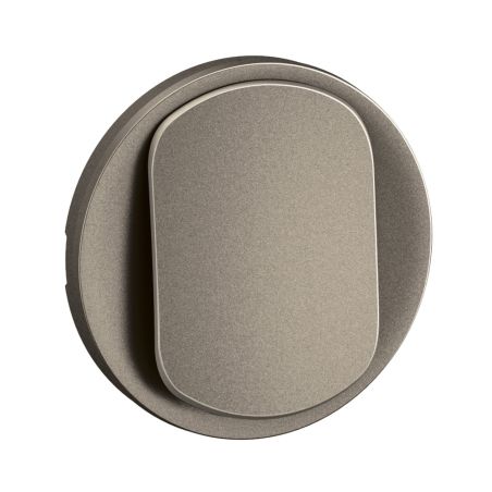 CT0005 Enjoliveur pour mécanisme permutateur Legrand Céliane, coloris titanium