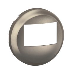 CT0050 Enjoliveur pour mécanisme détecteur mural sans dérogation Legrand Céliane, coloris titanium