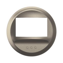 CT0051 Enjoliveur pour mécanisme détecteur mural sans dérogation Legrand Céliane, coloris titanium