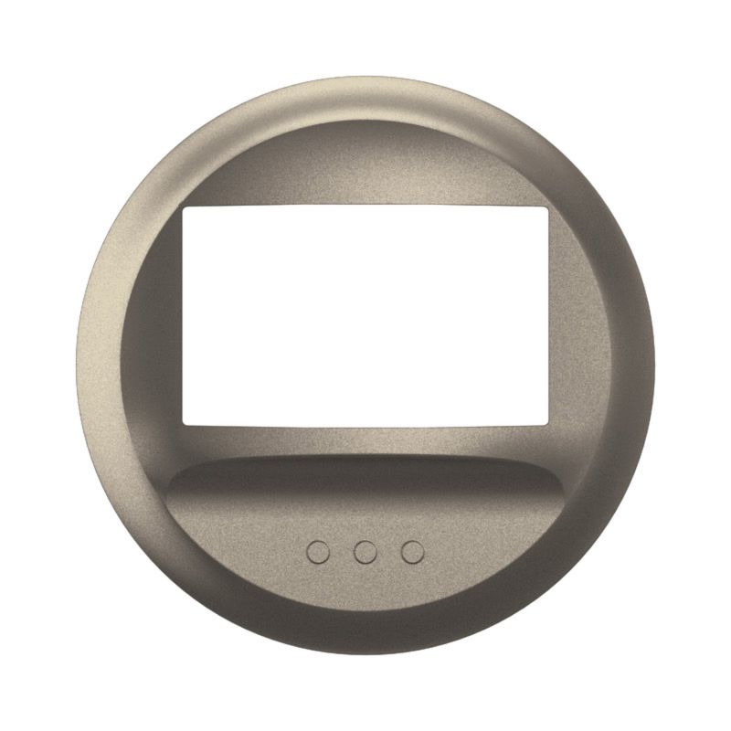 CT0051 Enjoliveur pour mécanisme détecteur mural sans dérogation Legrand Céliane, coloris titanium