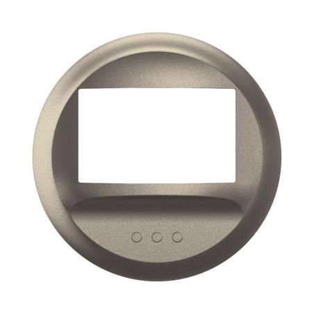 CT0051 Enjoliveur pour mécanisme détecteur mural sans dérogation Legrand Céliane, coloris titanium