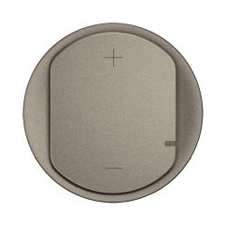CT0060 Enjoliveur pour mécanisme variateur sans Neutre, 2 fils, 125W LED Legrand Céliane, coloris titanium