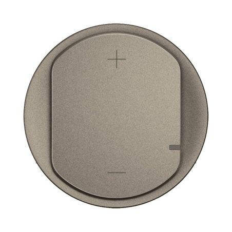 CT0060 Enjoliveur pour mécanisme variateur sans Neutre, 2 fils, 125W LED Legrand Céliane, coloris titanium