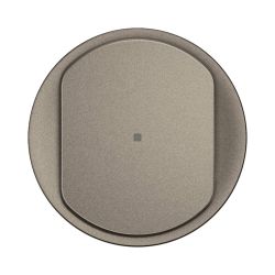 CT0064 Enjoliveur pour mécanisme variateur avec Neutre, 3 fils, 150W LED Legrand Céliane, coloris titanium
