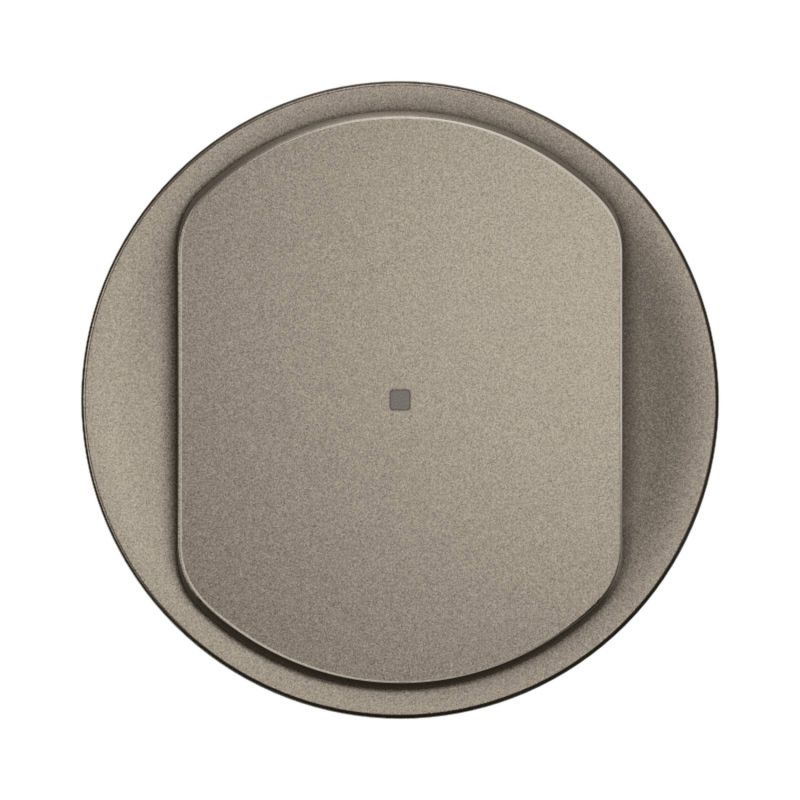 CT0064 Enjoliveur pour mécanisme variateur avec Neutre, 3 fils, 150W LED Legrand Céliane, coloris titanium