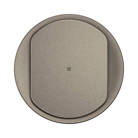 CT0064 Enjoliveur pour mécanisme variateur avec Neutre, 3 fils, 150W LED Legrand Céliane, coloris titanium