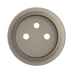 CT0116 Enjoliveur pour mécanisme prise de courant spéciale rénovation, 2P+T, 16A Legrand Céliane, coloris titanium