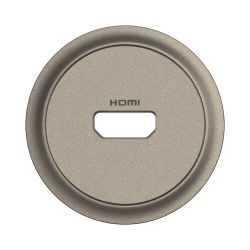 CT0314 Enjoliveur pour mécanisme prise HDMI 2.0 TYPE-A Legrand Céliane, coloris titanium